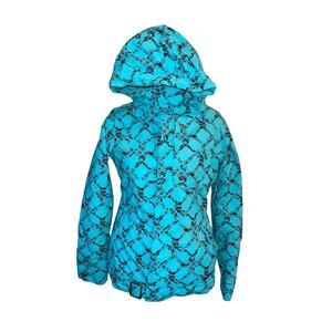 Burton Mutiny DryRide Jacket Womens Small‎ Teal Black Snowboard Ski Snow
